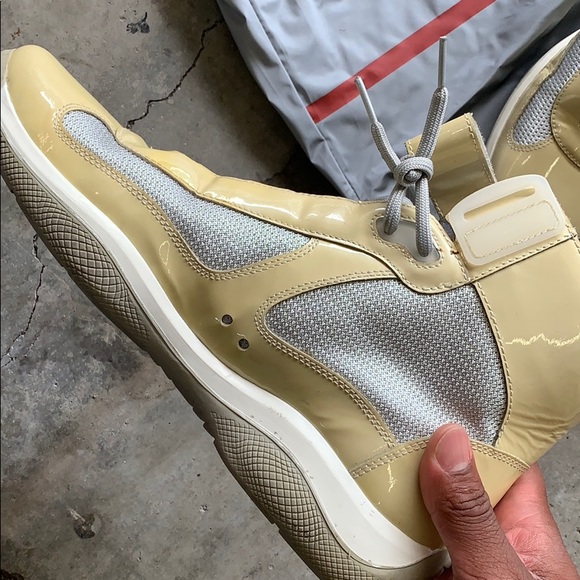 Prada sneakers no box missing insoles sz9.5 10.5us - Picture 4 of 7